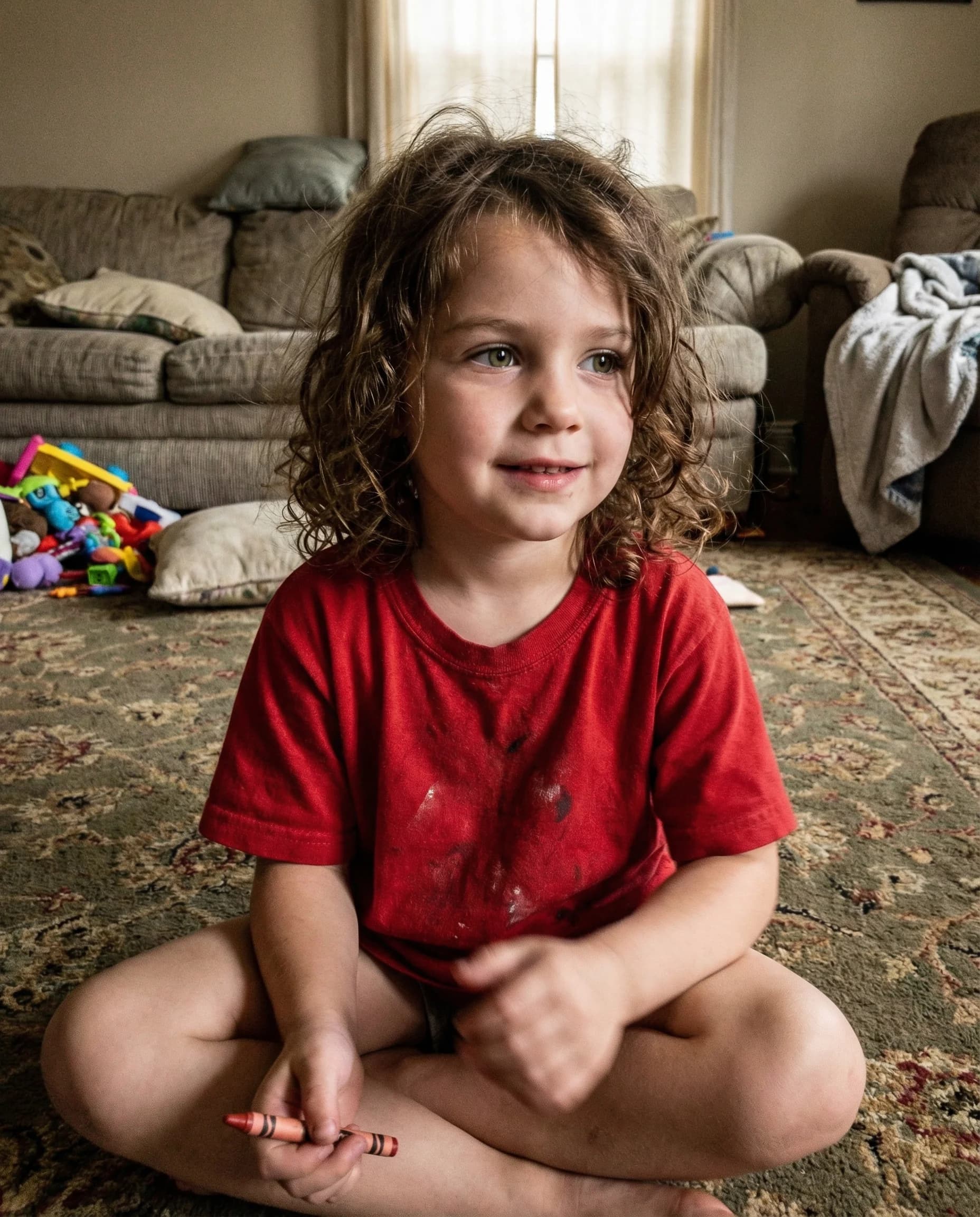 Child's original photo used as reference